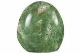 Free-Standing, Polished Green Chrysoprase - Madagascar #230192-1